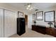 Bedroom with built-in shelving and a safe at 636 Yardarm Dr # 636, Apollo Beach, FL 33572