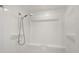 Clean and modern shower with handheld showerhead at 8699 Bardmoor Blvd # 304, Seminole, FL 33777