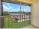 Balcony view overlooking the community and landscaping at 8699 Bardmoor Blvd # 304, Seminole, FL 33777