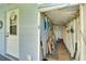 Exterior shed with storage for tools, yard equipment, and other essentials, providing added convenience at 609 Fox Hills Dr, Sun City Center, FL 33573