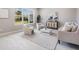 Living room with contemporary furnishings and stylish decor at 7134 Heather Sound Loop, Wesley Chapel, FL 33545