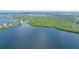 Aerial view of waterfront community at 1134 S Pointe Alexis Dr, Tarpon Springs, FL 34689