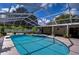 Inviting kidney-shaped pool with a screened enclosure at 4008 Greenmark Ln, Valrico, FL 33596