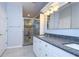 Bathroom with double vanity and updated finishes at 4008 Greenmark Ln, Valrico, FL 33596