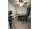 Bright dining area with a four-person table and wood flooring at 10200 Gandy Blvd # 1116, St Petersburg, FL 33702