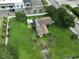 Aerial view of residential home and lot near commercial area at 11348 Pine St, Riverview, FL 33578