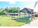 Covered bocce ball courts with benches and landscaping at 4961 Grist Mill Cir, New Port Richey, FL 34655