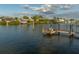 Serene waterfront view with community dock at 729 Spanish Main Dr, Apollo Beach, FL 33572