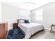 Bedroom with ceiling fan and window blinds at 2102 E Annie St, Tampa, FL 33612