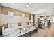 Open concept living room and kitchen with modern design at 9210 Ballaster Pointe Loop, Parrish, FL 34219