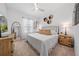 Spacious bedroom with king-size bed and calming decor at 1364 Anchor Bnd, Ruskin, FL 33570