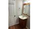 Clean bathroom with vanity, mirror, and modern fixtures at 811 Russell Ln # 309, Brandon, FL 33510