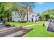 Building exterior showcasing landscaping, parking and a tree at 7156 E Bank Dr # 7156, Tampa, FL 33617