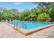 Inviting community pool with ample deck space at 7156 E Bank Dr # 7156, Tampa, FL 33617