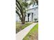 Building exterior with walkway and large tree at 7156 E Bank Dr # 7156, Tampa, FL 33617