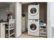 Convenient laundry closet with stackable washer and dryer at 8816 Ascot Ct, Tampa, FL 33634