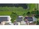 Aerial view of property with solar panels and water access at 8816 Ascot Ct, Tampa, FL 33634