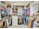Large walk-in closet with ample shelving and hanging space at 11329 Emerson Lake Dr, Riverview, FL 33578
