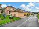 Row of houses, showcasing exterior and street view at 11329 Emerson Lake Dr, Riverview, FL 33578