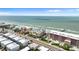Aerial view of beachfront condo building near the ocean at 16308 Gulf Blvd # 209, Redington Beach, FL 33708