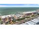 Aerial view of beachfront condo building and surrounding area at 16308 Gulf Blvd # 209, Redington Beach, FL 33708