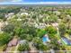 Aerial view of the property and surrounding homes at 1751 28Th S St, St Petersburg, FL 33712