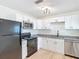 Modern kitchen with white shaker cabinets and granite countertops at 1751 28Th S St, St Petersburg, FL 33712