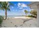 Backyard with beach access and ocean views at 865 N Shore Dr, Anna Maria, FL 34216