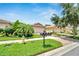 Street view showing multiple houses with a shared mailbox at 16216 Amethyst Key Dr, Wimauma, FL 33598