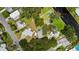 Aerial view showcasing home and private boat ramp at 11756 102Nd St, Largo, FL 33773