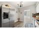 Updated kitchen featuring stainless steel appliances and a wood countertop at 5728 14Th N Ave # 104B, St Petersburg, FL 33710
