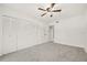 Spacious bedroom with double closets and ceiling fan at 5728 14Th N Ave # 104B, St Petersburg, FL 33710