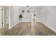 Open living area with hardwood floors and neutral wall tones at 5728 14Th N Ave # 104B, St Petersburg, FL 33710