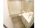 Clean bathroom with a tub, shower, and updated vanity at 4335 Aegean Dr # 106A, Tampa, FL 33611
