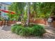 Community BBQ area with brick grill and seating at 520 S Armenia Ave # 1232, Tampa, FL 33609