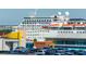 Beautiful views of the Carnival Paradise Cruise Ship at a cruise terminal on a sunny day at 1209 E Cumberland Ave # 807, Tampa, FL 33602