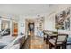 Open and airy living space with a modern kitchen and breakfast bar at 1209 E Cumberland Ave # 807, Tampa, FL 33602