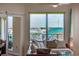 Comfortable living room with water views and sectional sofa at 1209 E Cumberland Ave # 807, Tampa, FL 33602