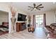 Living room with access to the backyard patio at 11038 Ancient Futures Dr, Tampa, FL 33647