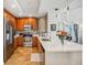 Modern kitchen with stainless steel appliances and light wood cabinets at 1209 E Cumberland Ave # 807, Tampa, FL 33602