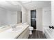 Bathroom with vanity, toilet, bathtub and vinyl flooring at 684 Corrientes Cir, Punta Gorda, FL 33983