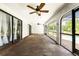Large screened in porch with pool view at 684 Corrientes Cir, Punta Gorda, FL 33983