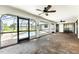 Spacious screened porch with pool access at 684 Corrientes Cir, Punta Gorda, FL 33983