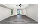 Bedroom with sliding door and hardwood floor at 684 Corrientes Cir, Punta Gorda, FL 33983