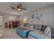 Relaxing living room with sectional sofa and accent pieces at 2438 Enterprise Rd # 6, Clearwater, FL 33763