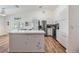 Bright kitchen with stainless steel appliances and an island at 13199 Drysdale St, Spring Hill, FL 34609