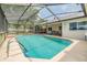 Inviting screened pool area with patio furniture, ready for relaxation at 13199 Drysdale St, Spring Hill, FL 34609