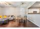 Living room features hardwood floors and an open concept design at 10227 Estero Bay Ln, Tampa, FL 33625