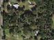 Aerial view showing home's location and lot size at 5206 Five Acre Rd, Plant City, FL 33565