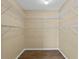 Large walk-in closet with wire shelving at 9506 Pebble Glen Ave, Tampa, FL 33647